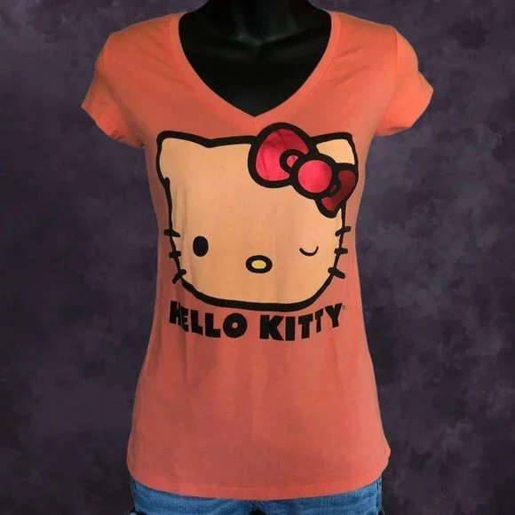 Hello Kitty Orange Tee - Picture 1 of 4